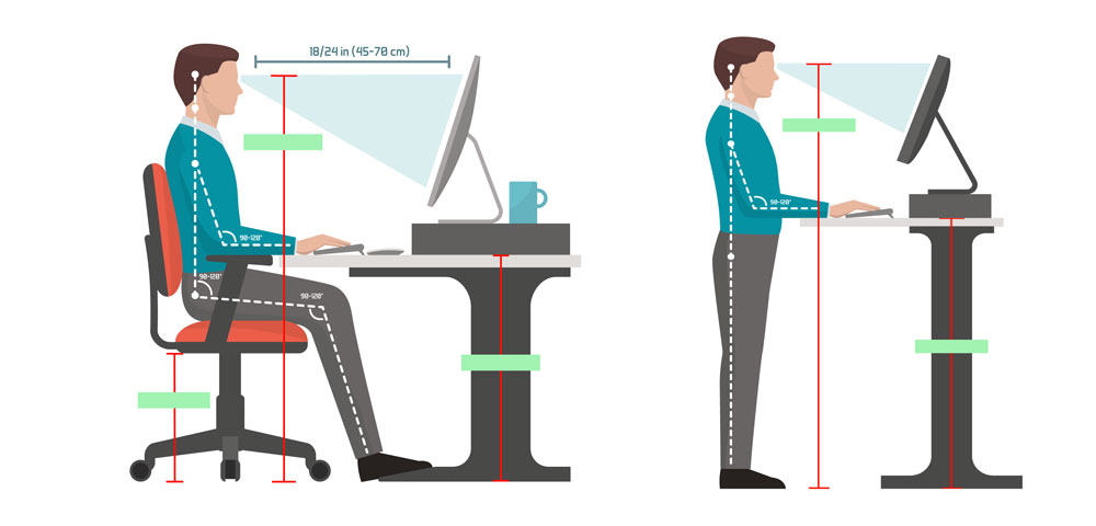 How To Create The Ideal Ergonomic Workstation Setup In 2024   Monitorheight 